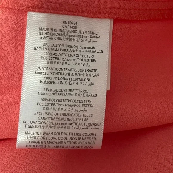 BCBGeneration pleated sleeveless deep v mini dress in Coralwine size 4 - Picture 13 of 14